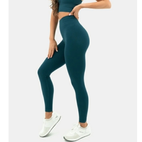 Balance Athletica Pants - Balance Athletica | Teal Green Quartz High Waisted Seamless Leggings